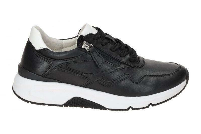 Gabor RollingSoft Schuhe schwarz Glattleder 66.896.67