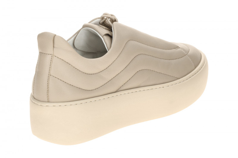 Högl Pad Schuhe Plateau Sneaker grau beige Gummizug 0240