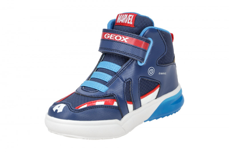 Geox Grayjay Kinder Schuhe blau Captain America J369YC
