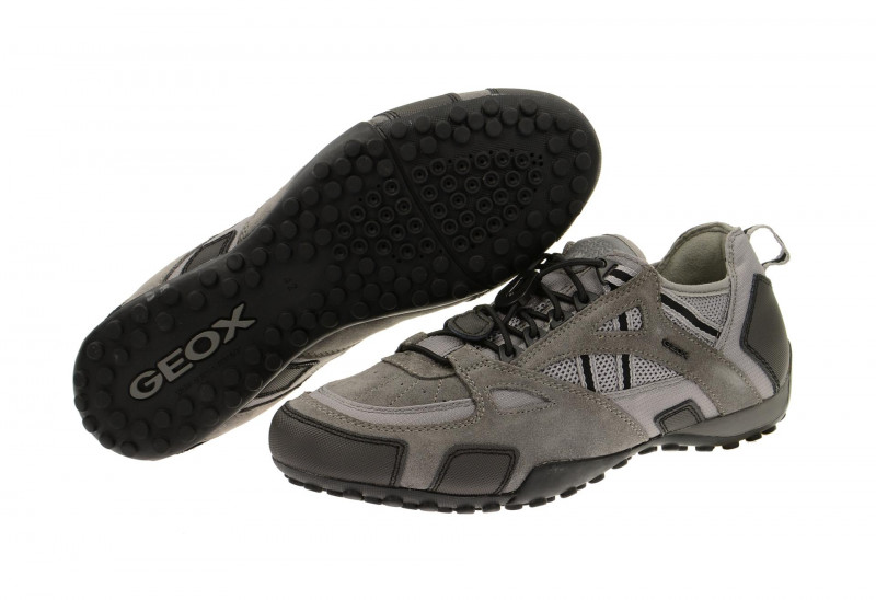 Geox Respira Snake C Halbschuhe in grau Schnellverschluss