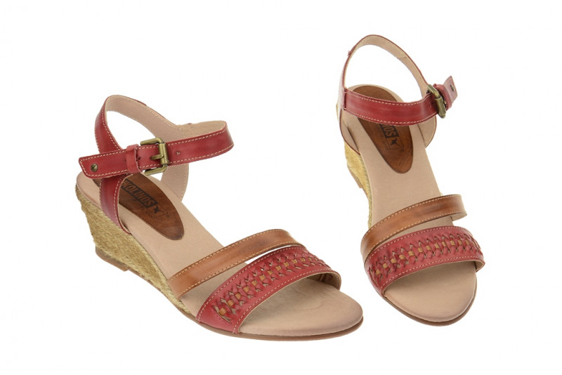 Pikolinos Keil Sandalette - Cullera sandia rot - 976-8111