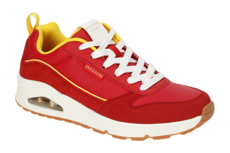 Skechers Uno Schuhe rot Herren Sneakers Victory 183913