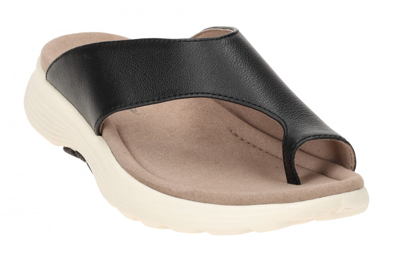 Gabor RollingSoft Pantolette schwarz Glattleder 86.812.67