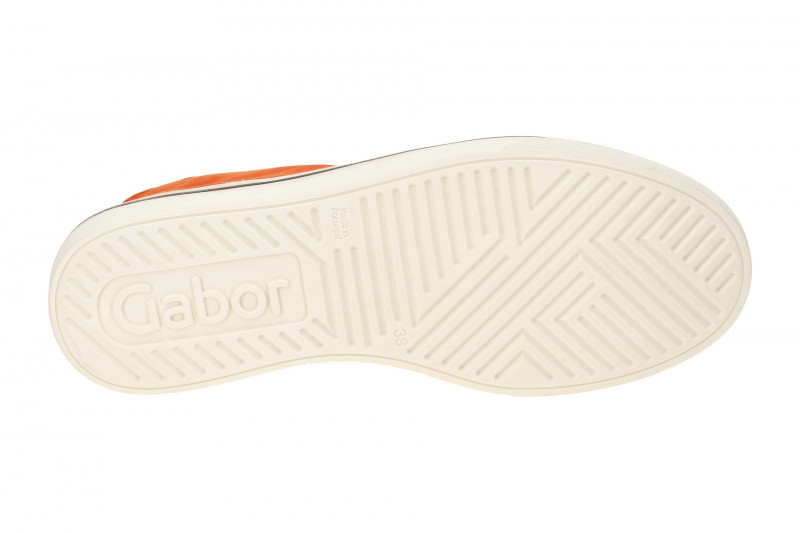 Gabor Mid Sneakers Stiefelette orange Velour 43.160.13