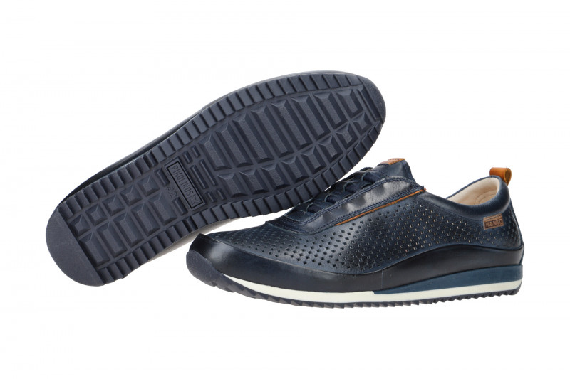 Pikolinos Liverpool Schuhe blau gelocht M2A-6252