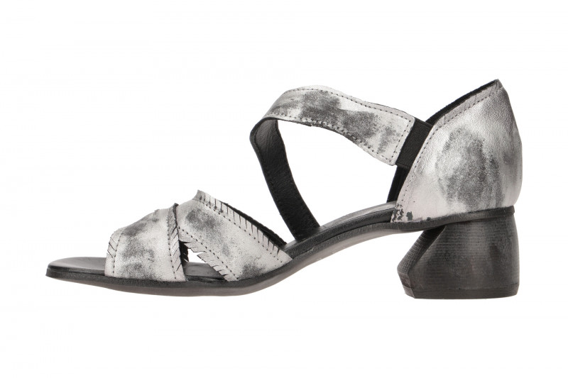 Charme Sandalette silber grau 0642
