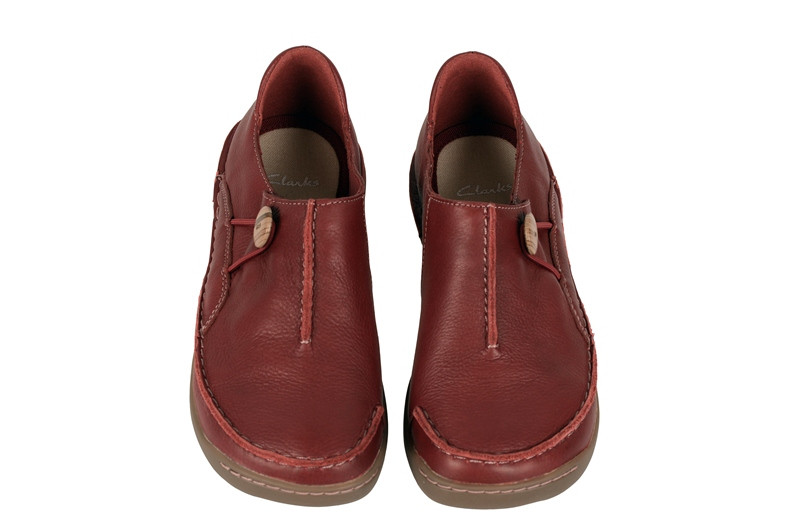 Clarks Faze Girl in rot Damen Slipper 20351543