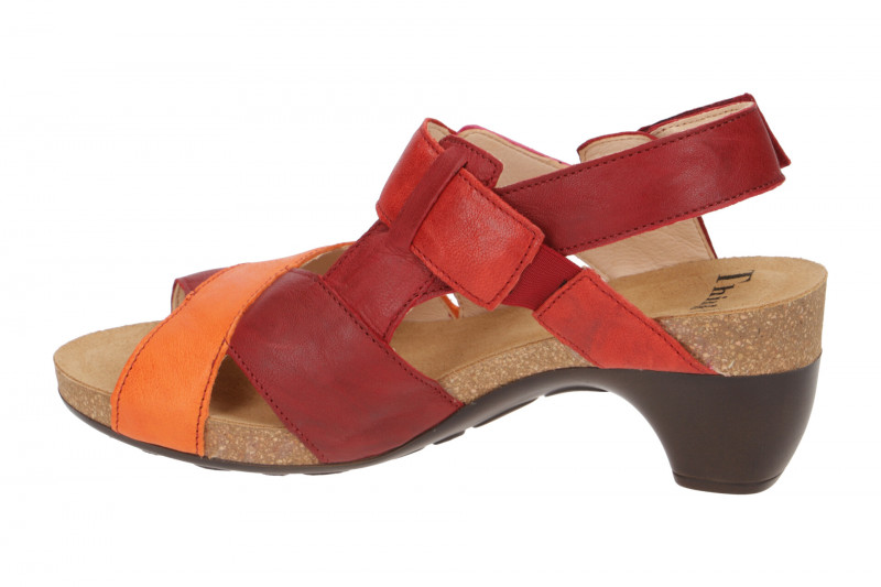 Think Traudi Sandale rot orange pink
