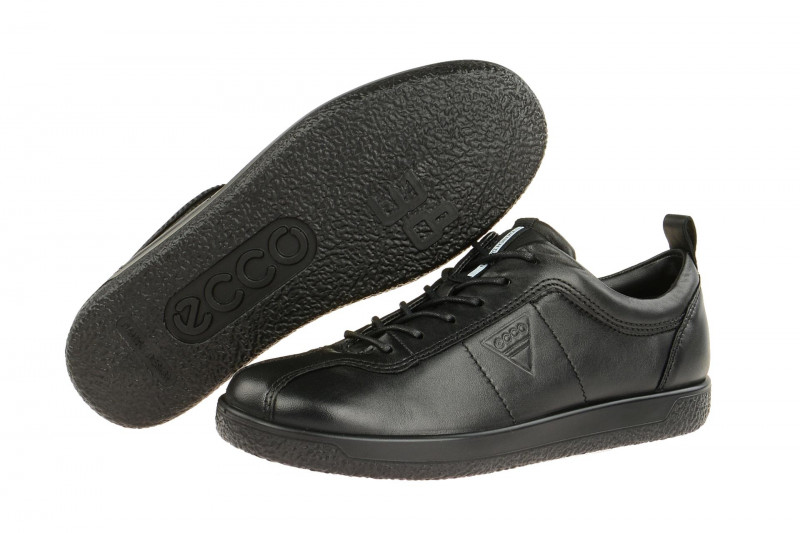 Ecco Soft 1 Schuhe schwarz Herren Sneaker