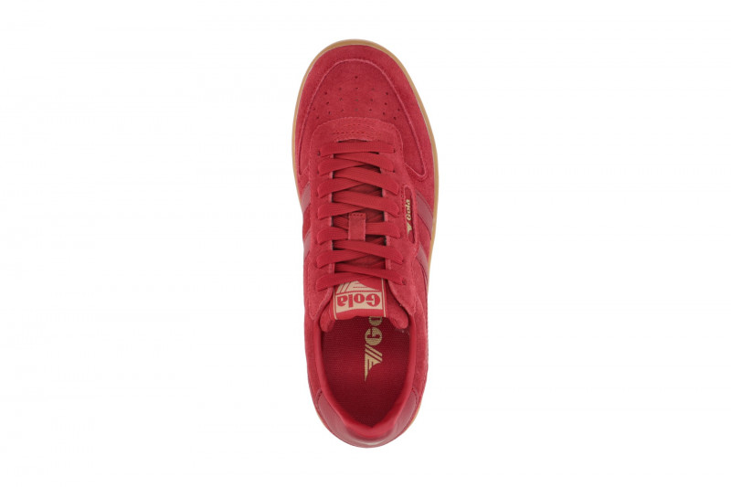 Gola Hawk Suede Schuhe Sneakers rot Damen CLB571
