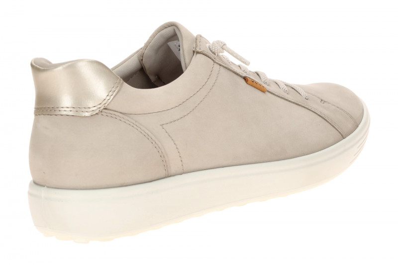 Ecco Soft 7 Schuhe Slipper grau Easy Slip Gummizug 490583