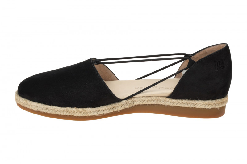 Paul Green Schuhe Espadrilles schwarz Nubuck 2856