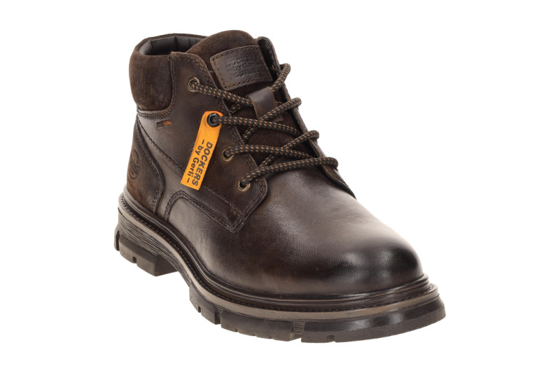 Dockers Schuhe Stiefelette dunkelbraun Herren dünn gefüttert 59MH001