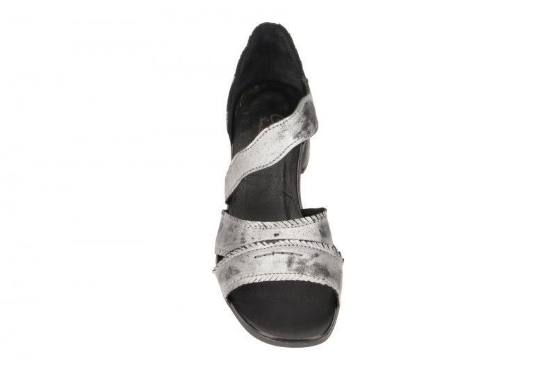 Charme Sandalette silber grau 0642