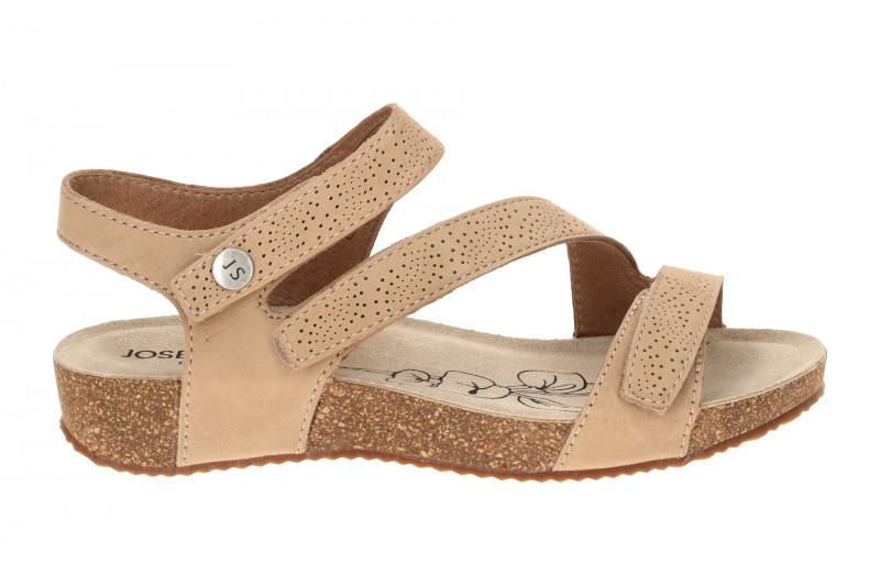 Josef Seibel Sandale Tonga 78 beige Klett-Riemchen 78578