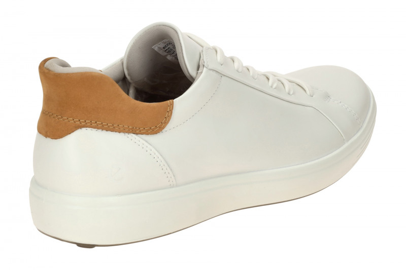 Ecco Soft 7 Schuhe weiß Herren SLIP-ON Sneakers 470824