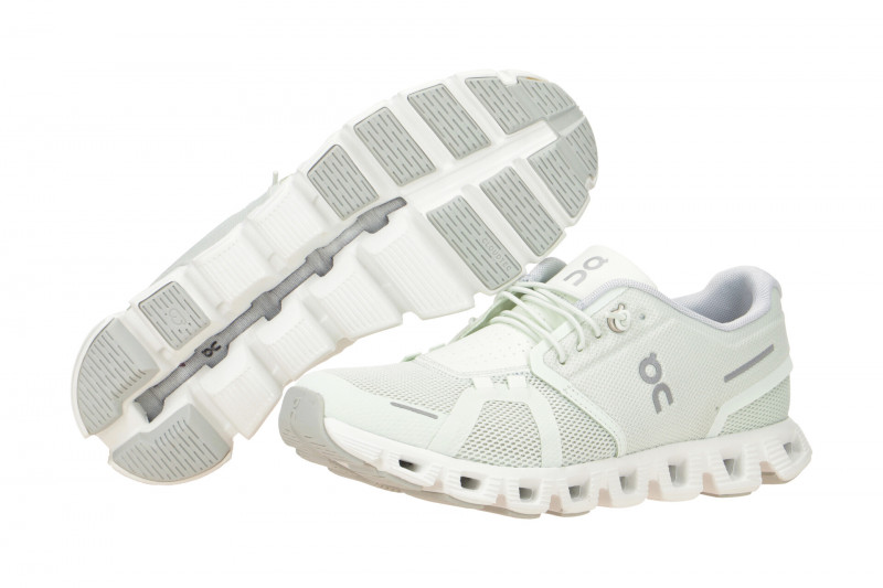 on Cloud 5 Schuhe ice weiß hellgrün Damen Sport 59.98774