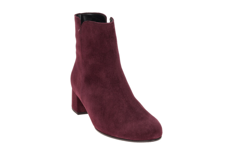 Gabor Stiefelette Ankle Boot rot berry Samt 8036.01.005