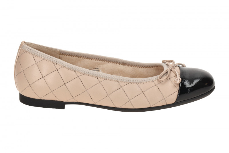 Gabor comfort Ballerina rosa schwarz gesteppt 62.612.21