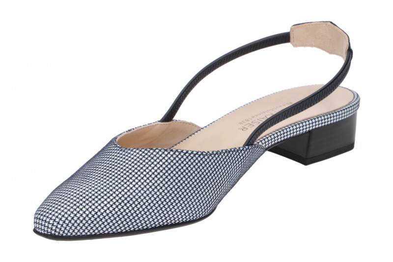 Peter Kaiser Carsta Sling Pumps blau weiß 22577