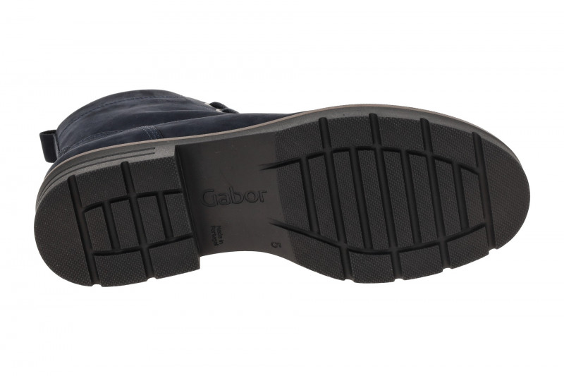 Gabor Fashion Stiefelette blau Nubuck 74.651.16