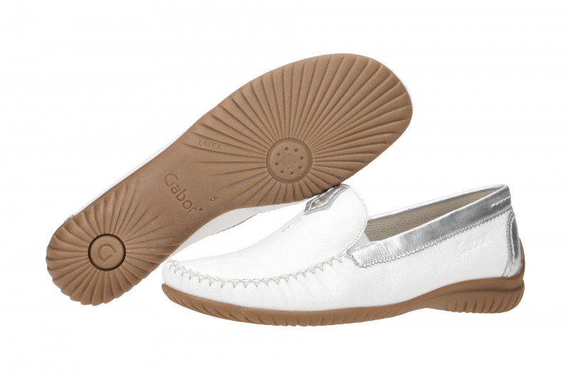 Gabor Soft Mokassin Schuhe weiß 86.090.50