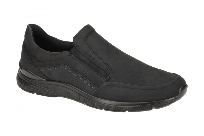 Ecco Irving Schuhe Slipper schwarz Nubuck