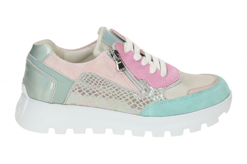 Waldläufer Ajala Sneaker Schuhe rosa grün H-Weite 993004