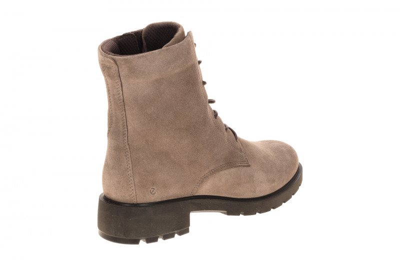 Ecco Metropole Vienna Stiefel Boots taupe braun Velour 231303