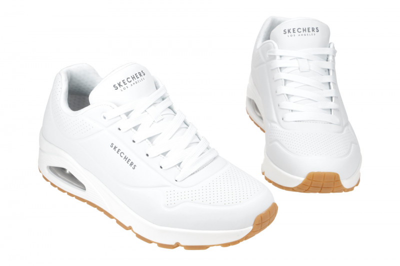 Skechers Uno Schuhe weiß Herren Sneakers 52458