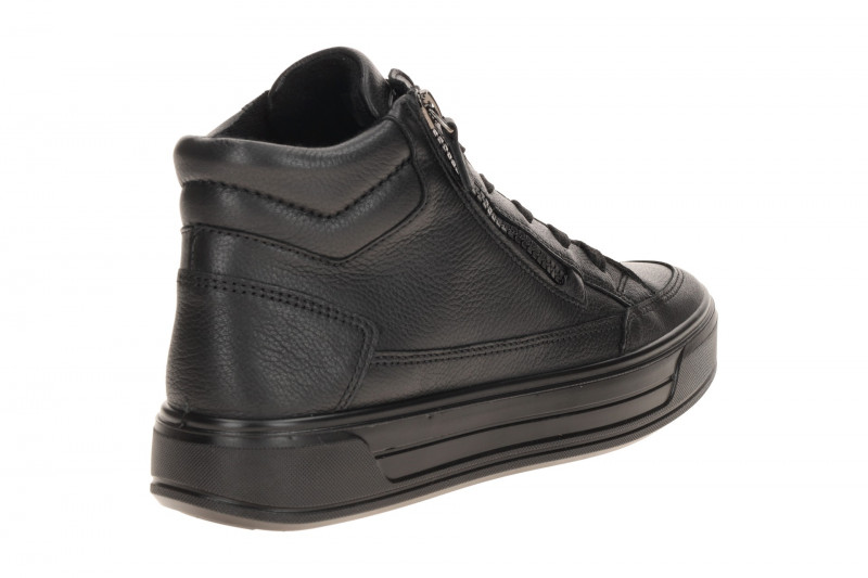 ARA Canberra Mid Sneaker Schuhe schwarz H-Weite Plateau 12-23008