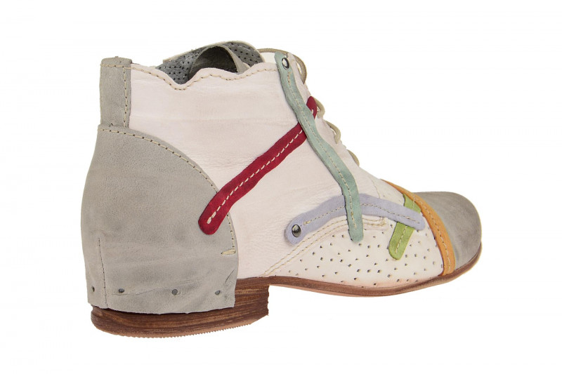 Charme Stiefelette weiß grau kombi Gr 36 - 721-M