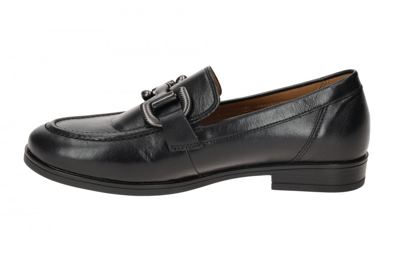 Gabor Schuhe Slipper schwarz Nappa G-Weite 72.422.37