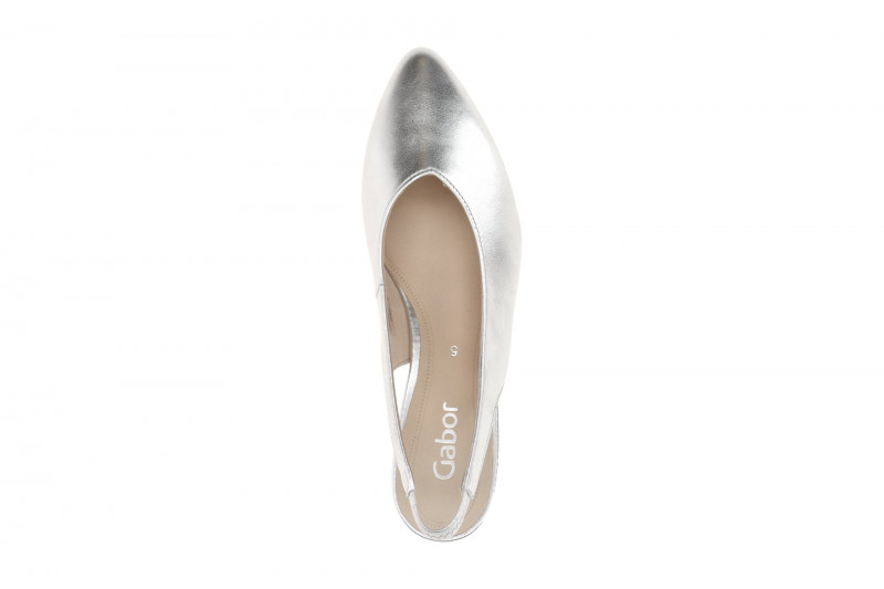 Gabor Sling Pumps silber grau metallic 61.520.69