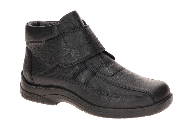 JOMOS Warmfutter Stiefelette schwarz H-Weite Klett 406501