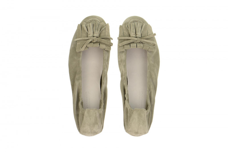 K+S Malu Ballerina grau natur Slipper - 31-91350-444