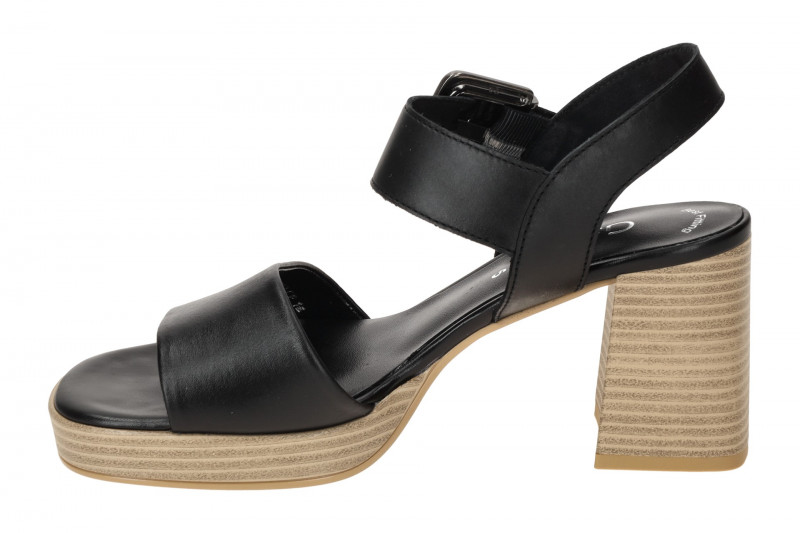 Gabor Fashion Plateau Sandalette schwarz Nappa 44.780.27