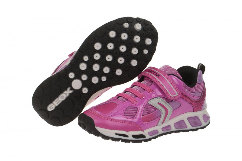 Geox Respira Shuttle Girl Kinder Schuhe in pink Mädchen