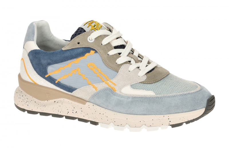 Floris van Bommel De Treener Sneaker Schuhe blau grau 10243