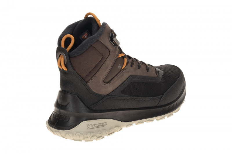 Ecco Ult-Trn Stiefel schwarz braun Waterproof Primaloft 824314