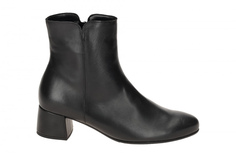 Gabor Stiefelette schwarz matt Glattleder 75.680.27