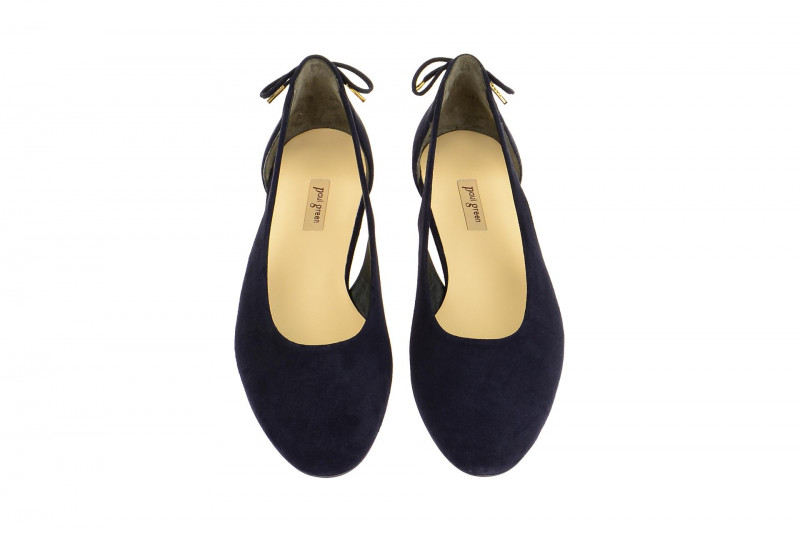 Paul Green Ballerina Schuhe blau 3553-012