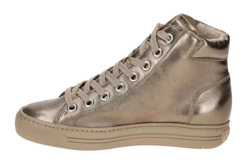 Paul Green Mid-Sneaker Schuhe taupe braun metallic 4024