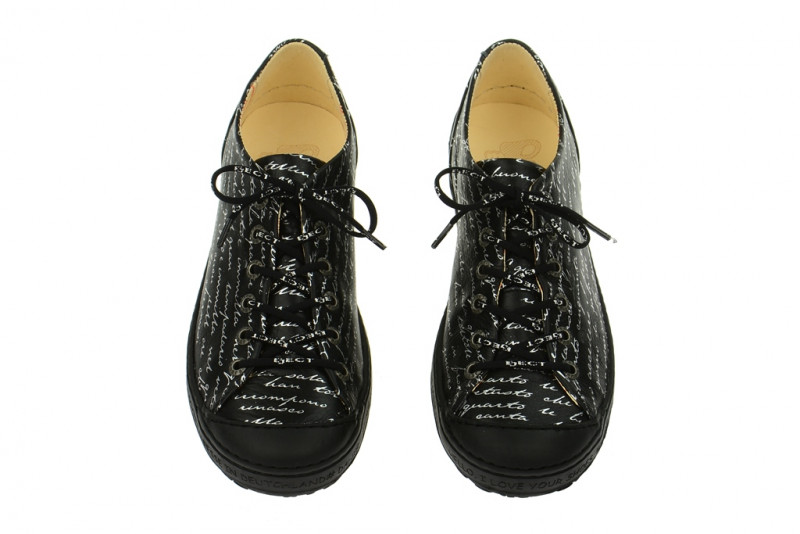 Eject Dass Schuhe schwarz silber 11207