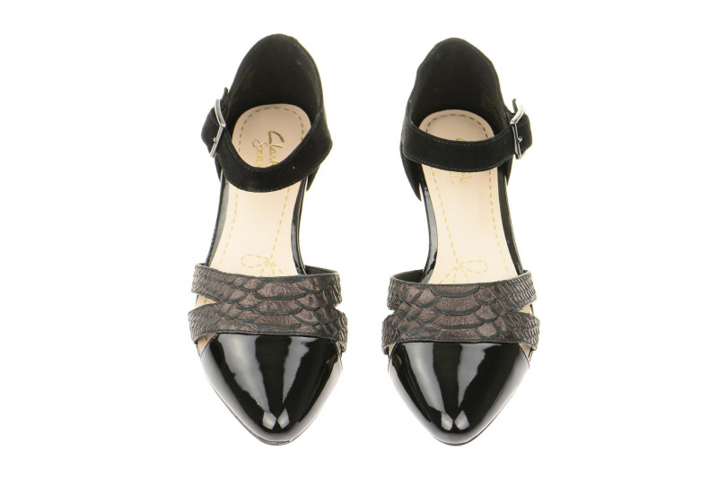 Clarks Coral Sunrise Sandale schwarz