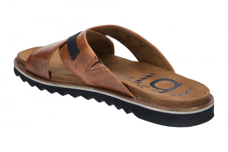 bugatti Limon Pantolette braun cognac 73988