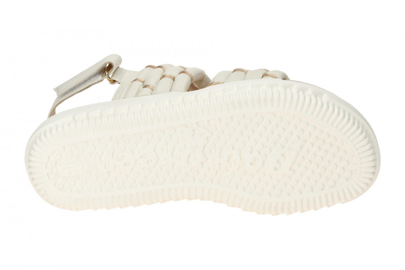 Paul Green Plateau Sandale cream-weiß Klett 6165