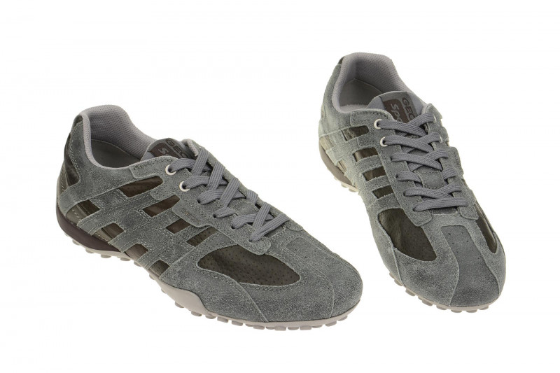 Geox Snake Schuhe grau braun - U4207K