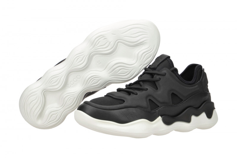 Ecco Elo Schuhe Damen Sneaker schwarz 810833