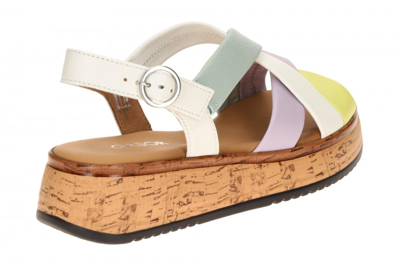 Gabor Plateau Sandalen bunt Nappa 82.743.22